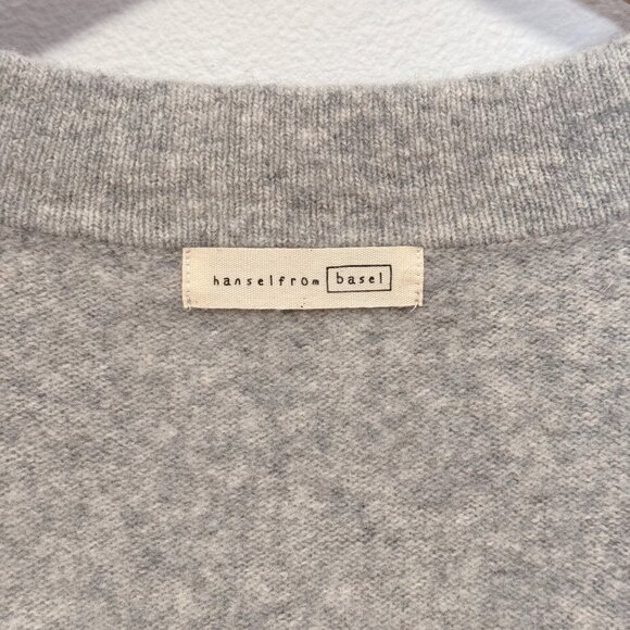 Hansel from Basel Light Gray Oversized Wool Blend Sweater Size 1 S/M - Picture 6 of 10